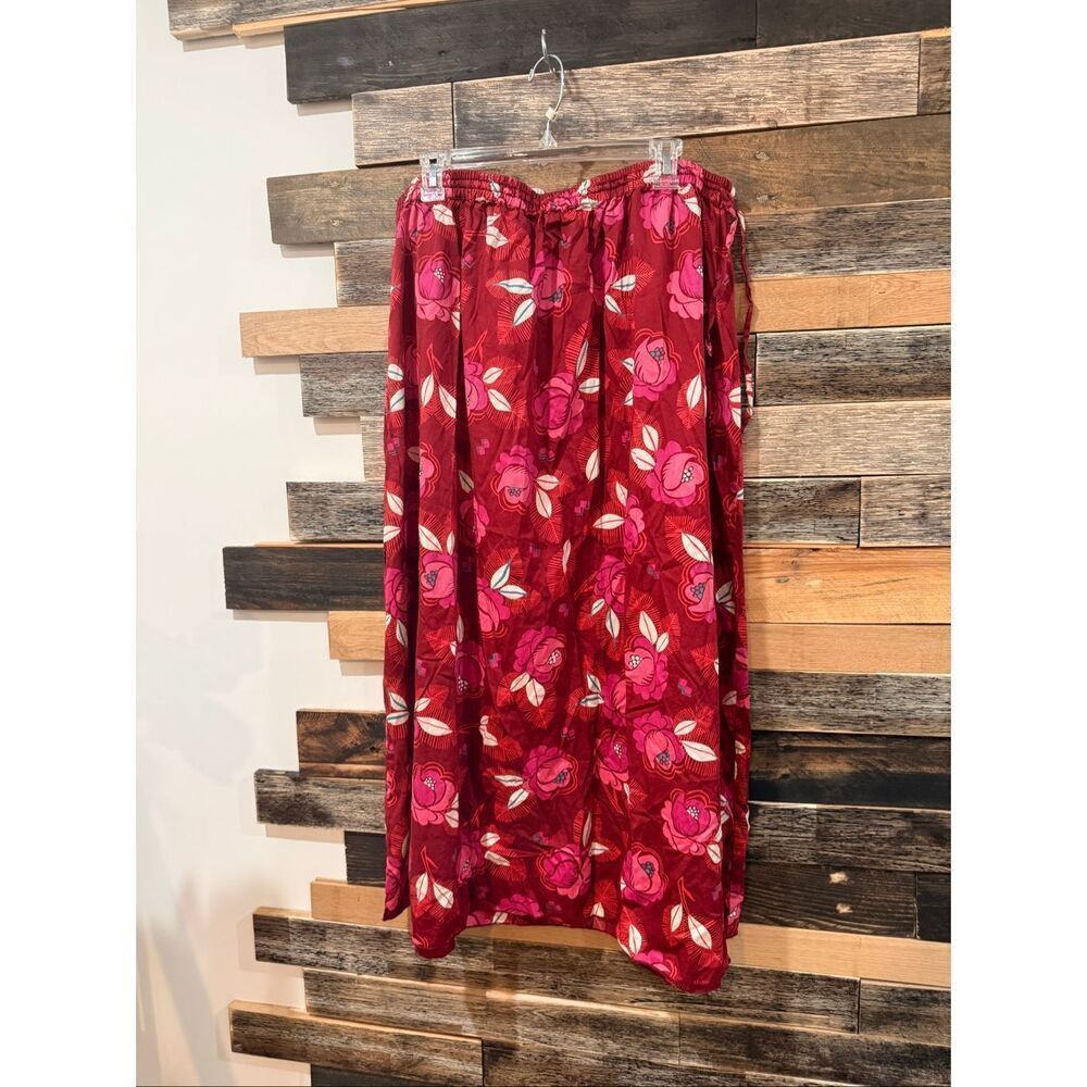 Gudrun Sjoden colorful boho lagenlook skirt size L / XL